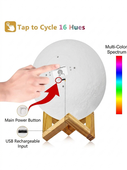 Celestial Bloom™ - Glowing Night Light & Stand — Cozy Room Decor