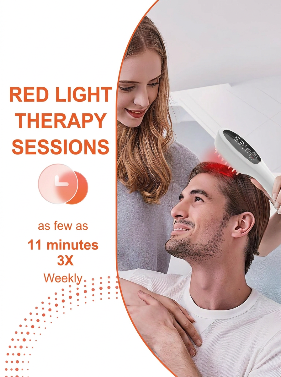 LumiRoot™ — Red Light Laser Comb for Thicker, Fuller Hair