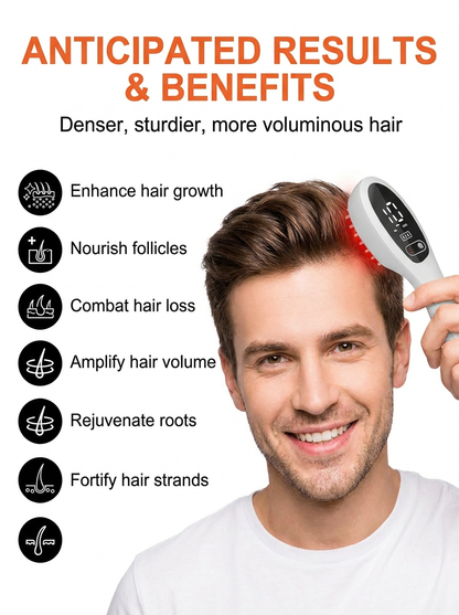 LumiRoot™ — Red Light Laser Comb for Thicker, Fuller Hair