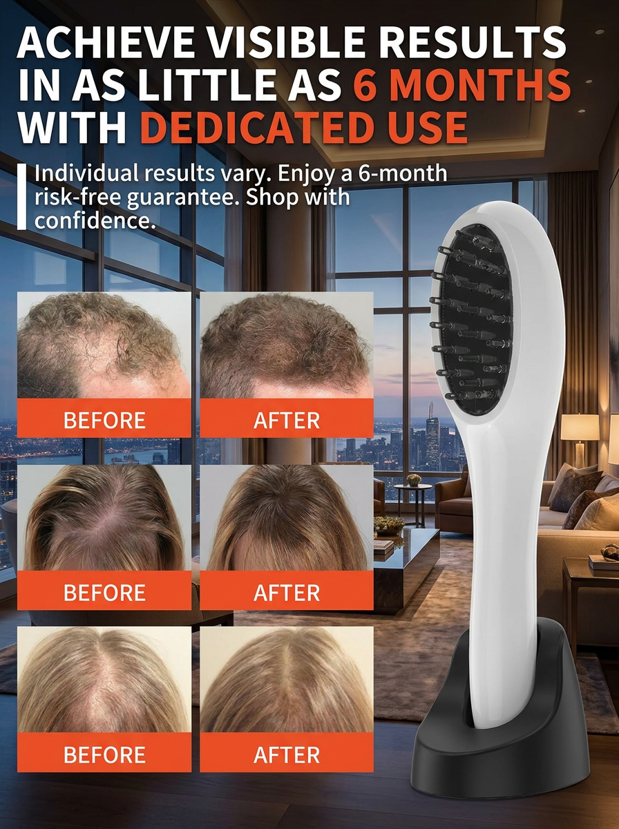 LumiRoot™ — Red Light Laser Comb for Thicker, Fuller Hair