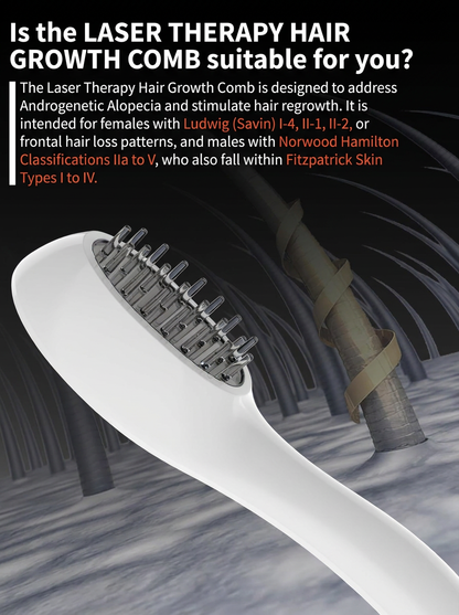 LumiRoot™ — Red Light Laser Comb for Thicker, Fuller Hair
